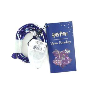 Vera Bradley Harry Potter Forbidden Forest Ditsy Lanyard NWT